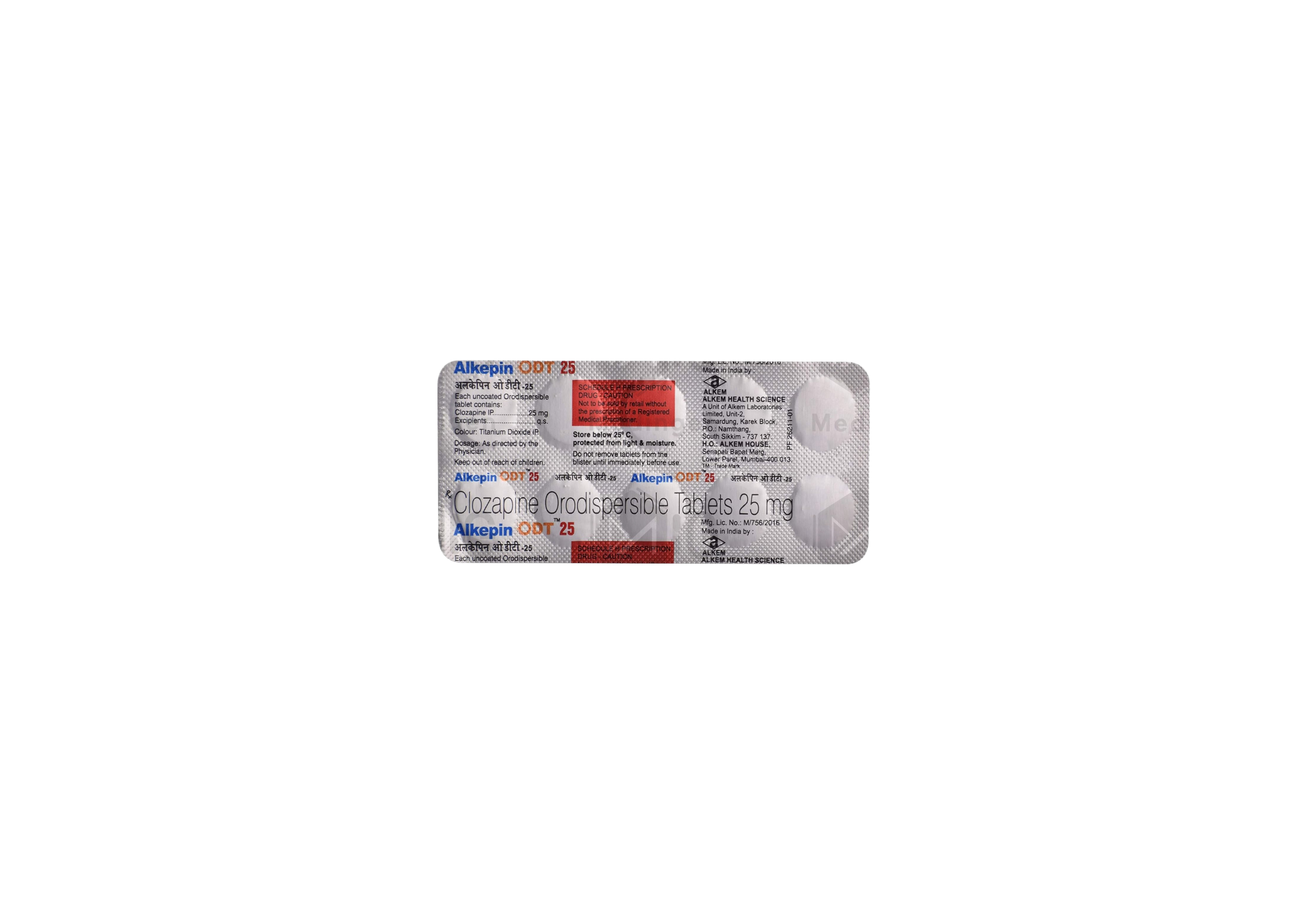 ALKEPIN ODT 25MG